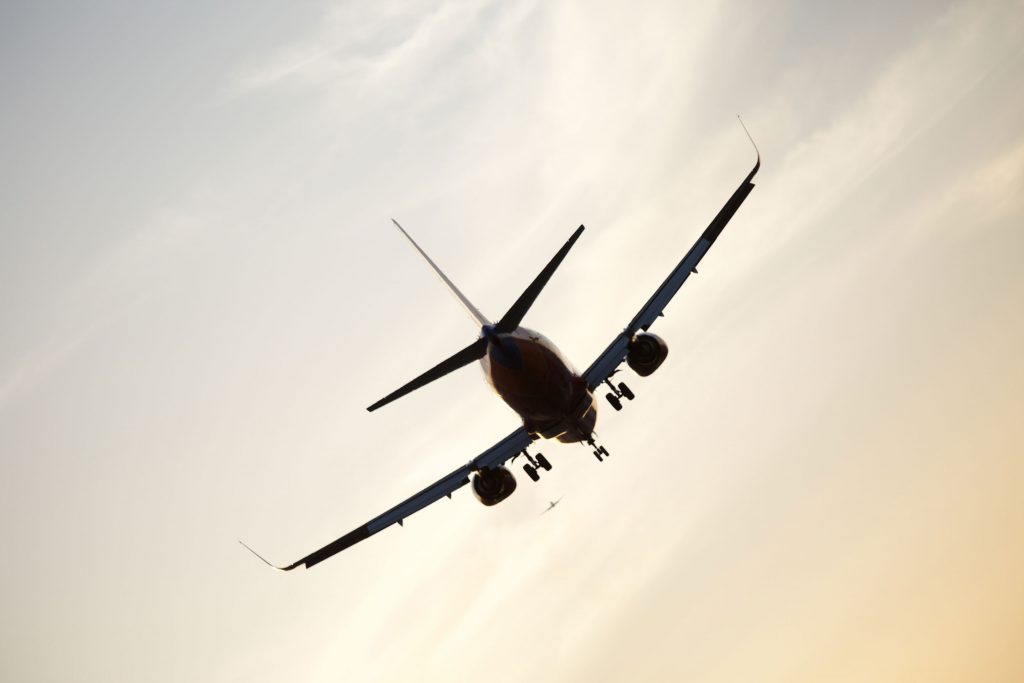 Planes landing and taking off at San Diego International Airport